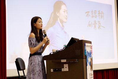 旅美設計師江孟芝,現身高科大分享不認輸的骨氣(博雅教育中心提供)(另開新視窗)